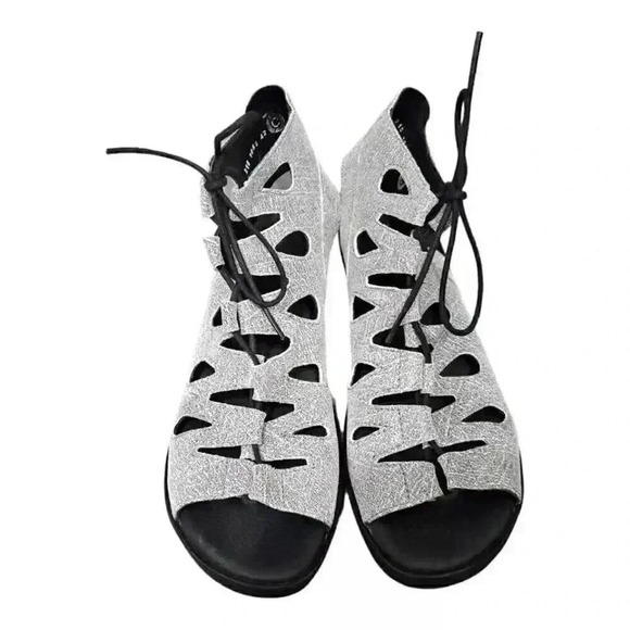 Wolky Seminyak Gladiator Sandals - Women's Leather Lace Up - Size 11/42 Comfort - Picture 4 of 8